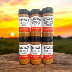 Rib Rack Spice Rub Rib Rack Blackened 6 oz (Pack Of 6)